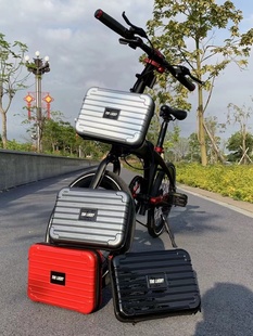 小布单车配件车前包birdy自行车猪鼻包防水防尘可拆卸硬壳iPad包