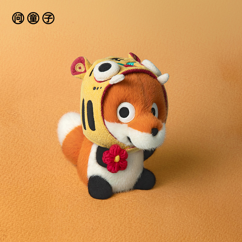 问童子狐假虎威小偶毛绒