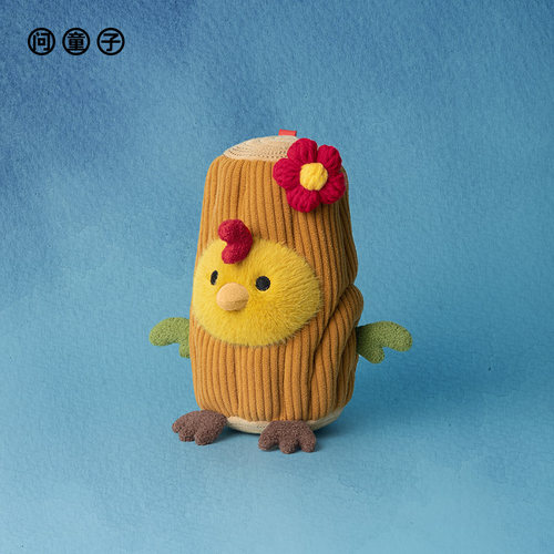 问童子呆若木鸡小偶毛绒玩偶