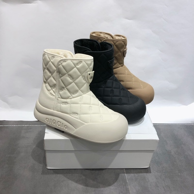 缺码处理厚底雪地靴女款2025新款冬季加绒加厚防水防滑雪地棉女鞋