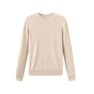 【好物体验专享】春竹纯羊毛无缝圆领百搭女士打底衫羊毛套衫