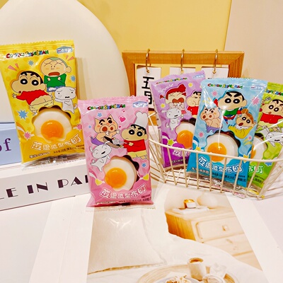乐达学糖煎蛋造型布町20g带跳跳糖口味儿童幼儿园分享小甜品零食