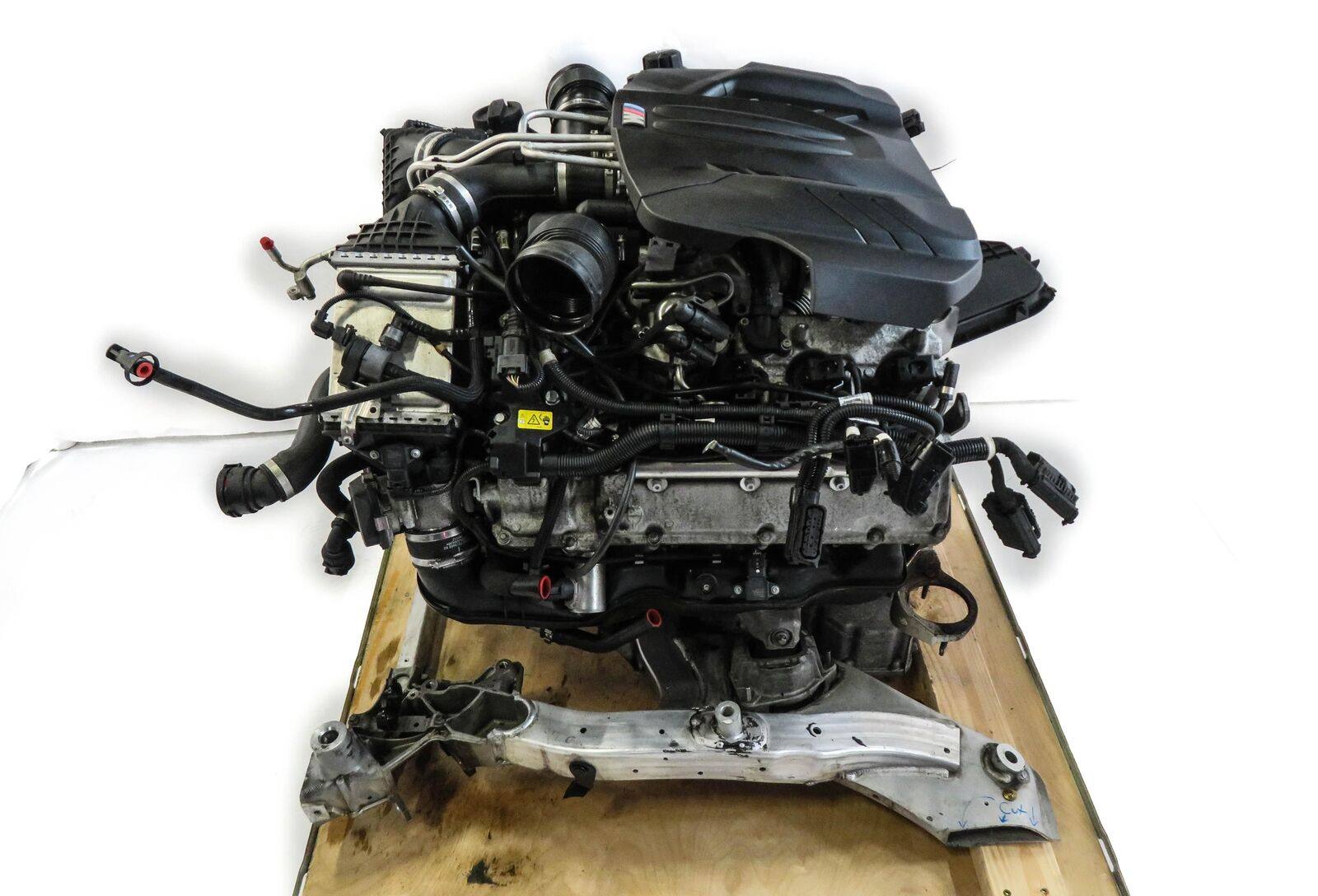 4t v8 s63 发动机缸盖曲轴飞轮中缸油底壳总成