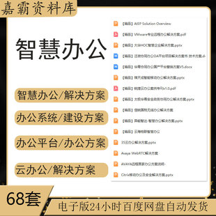 智慧办公智能云办公信息化系统方案5G协调远程移动居家解决方案
