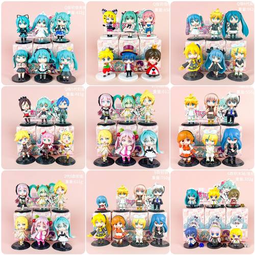 Q版初音未来miku盲盒手办动漫童话初音二次元潮玩周边模型摆件跨