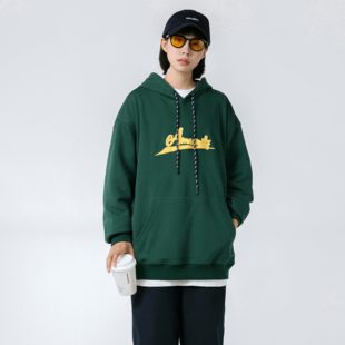 2025春季 潮流街头中性情侣连帽宽松连帽卫衣 新款