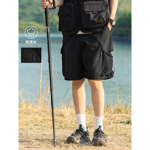 工装短裤男情侣装登山多袋五分裤