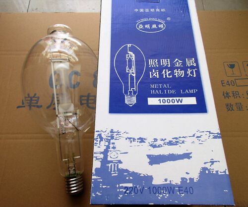 金卤灯球泡1000W镇流器电容集鱼灯卤钨灯2000W卤素灯泡1500瓦