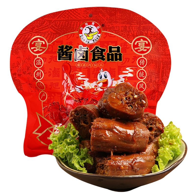 温州初旭鸭脖散装称重500g 卤味休闲小吃零食鸭脖子