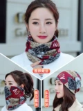 Зимний шарф, удерживающий тепло универсальный шарф-платок, шапка, коллекция 2023, с защитой шеи