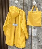 日系2026新轻薄款 速干卡通学生儿童雨衣男女幼儿园分体雨披书包位