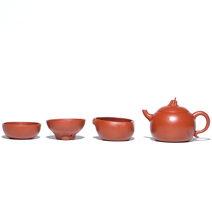 莫问言茶丑橘紫砂套壶宜兴原矿朱泥名家全手工仿生功夫茶具泡茶壶