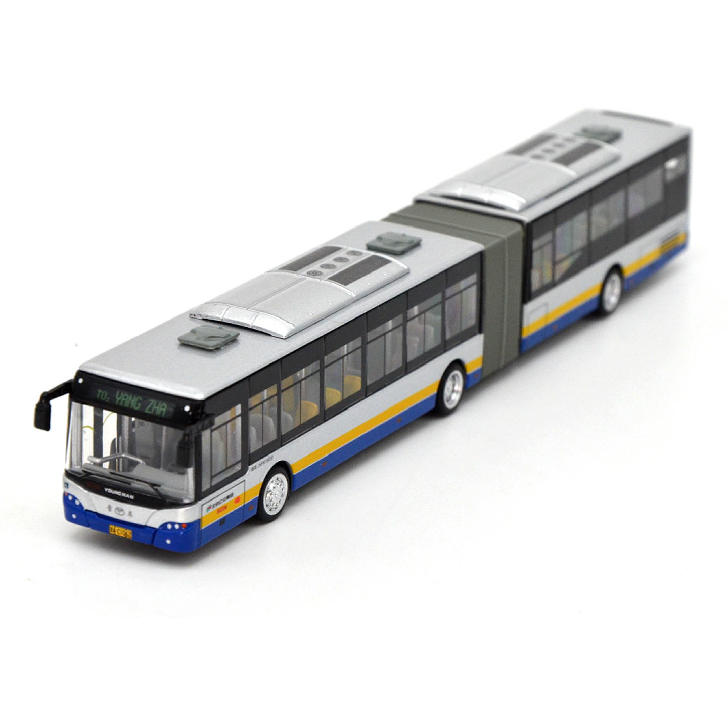 95文创1：110 北京公交青年JNP6180G BRT2路小比例快速公交模型