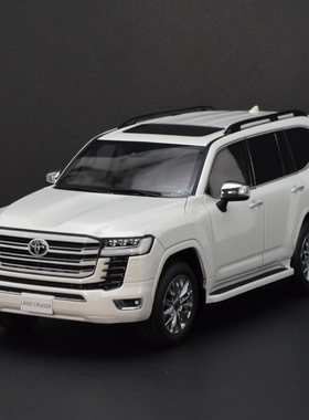 LCD 1:18 白色丰田陆地巡洋舰 兰德酷路泽 LC300 ZX 合金汽车模型