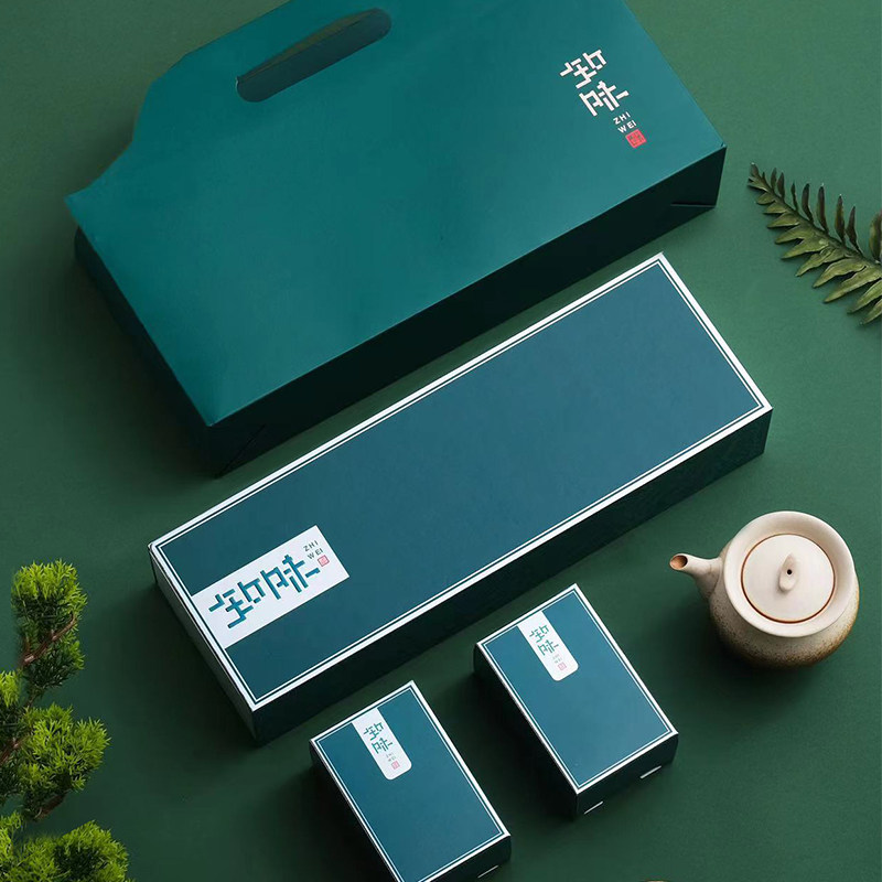 茶叶包装盒伴手礼空礼盒摆泡红茶白茶岩茶肉桂烟条散茶纸盒可定制