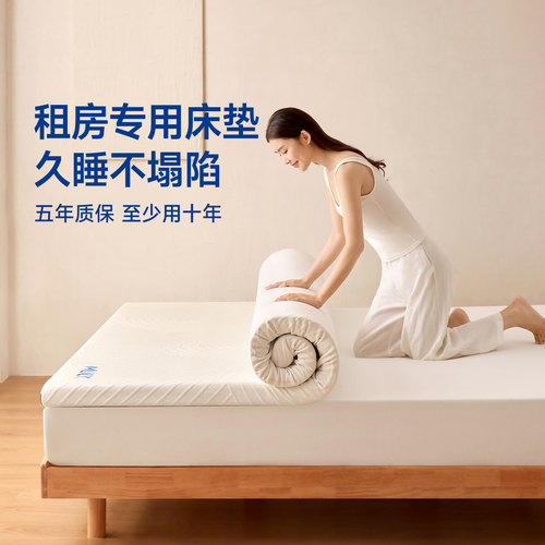 梦百合快充记忆棉薄垫睡感升级