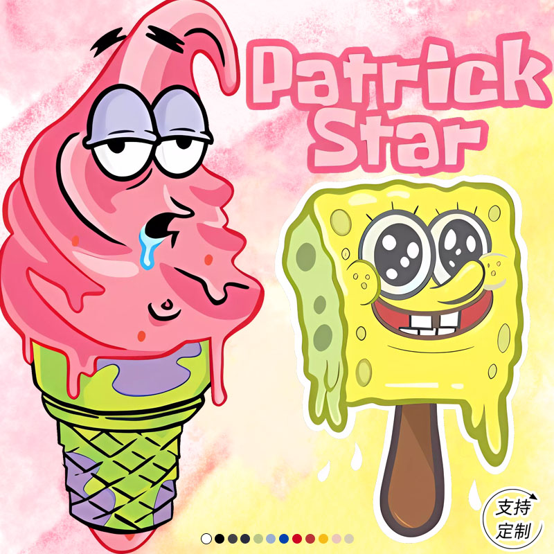 海绵宝宝派大星雪糕冰激凌