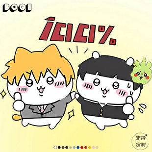 吉伊卡哇小八联名灵能百分百影山茂夫周边短袖T恤男女二次元上衣