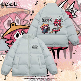 空洞骑士丝之歌游戏谢尔玛重音teto大黄蜂二次元冬季羽绒服男女