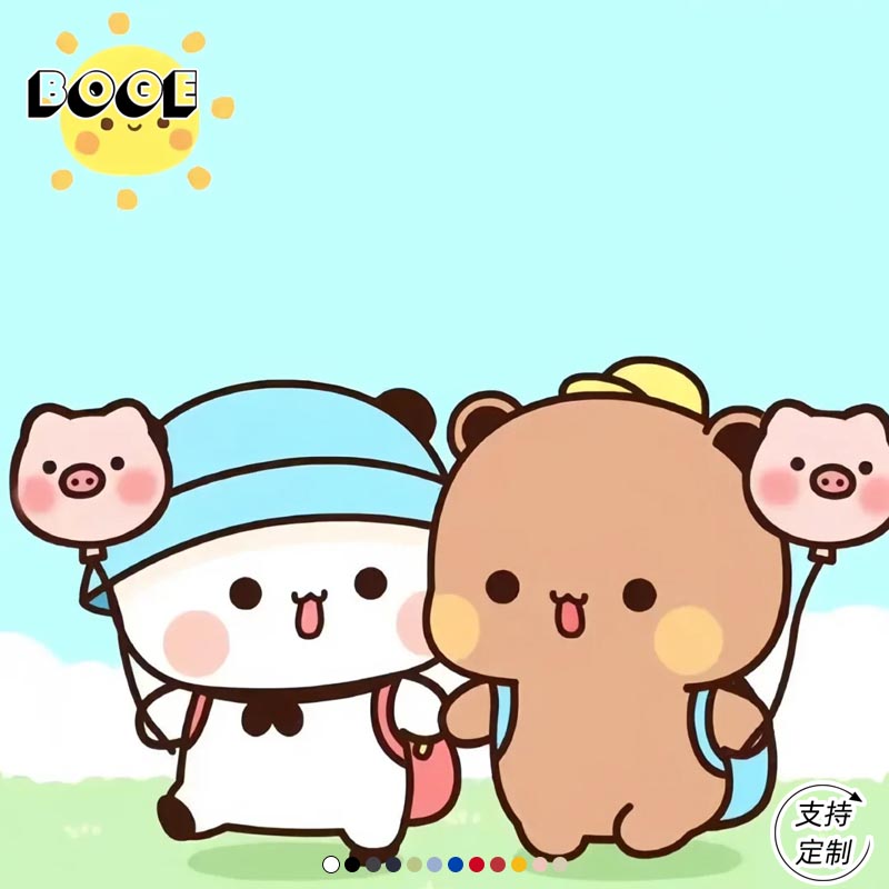 休闲宽松纯棉情侣短袖
