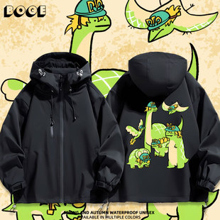 jojo奇妙冒险飙马野郎DIO迪亚哥骇人恶兽卡通冲锋衣外套秋冬上衣