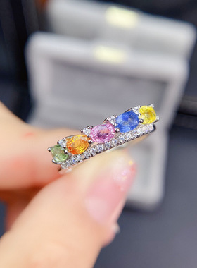 排戒戒托s925银戒指空托椭圆镶嵌