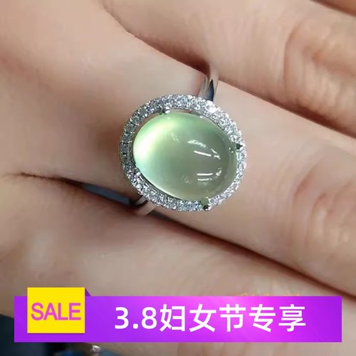 s925银戒托经典小围锆