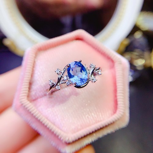 s925纯银戒指空托椭圆形活口戒托