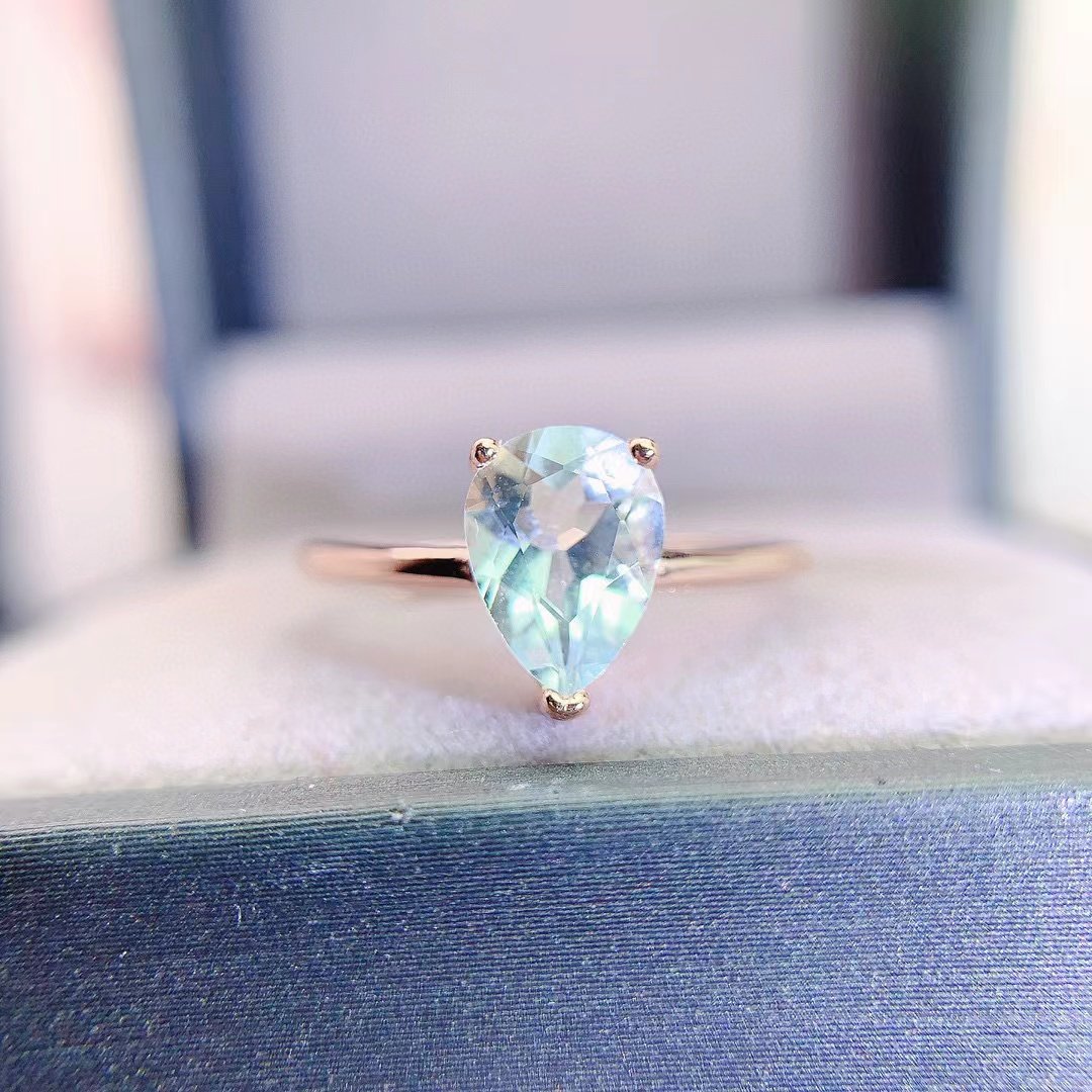 s925银戒指空托水滴3*5 4*6 5*7 6*8 7*9 8*10 9*11-15*20多尺寸