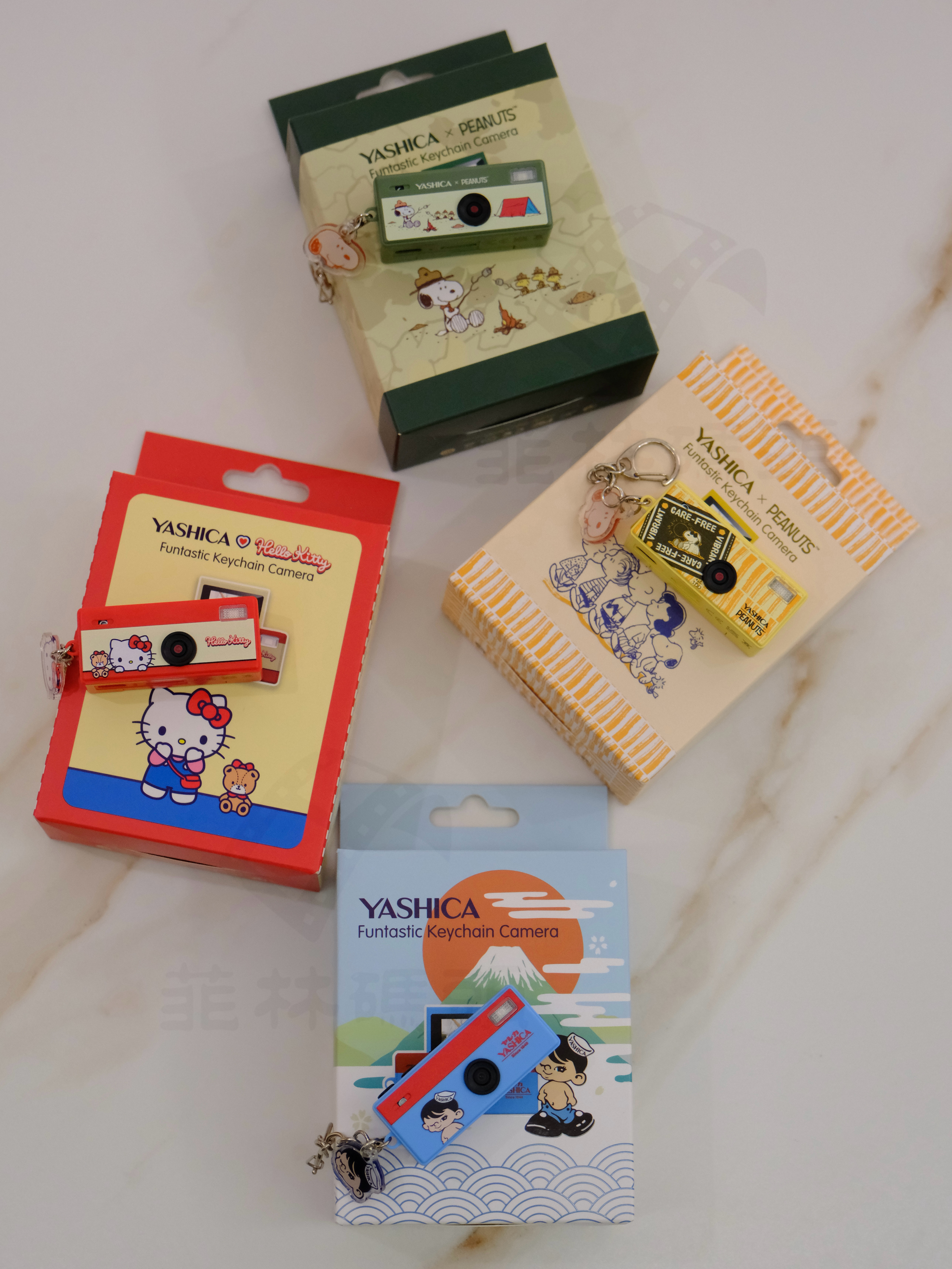 现货新品YASHICA Funtastic Keychain 联名钥匙扣迷你数码相机CCD