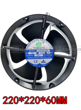 原装TOPCOOL GL22060HB3/HB2 220V/380V 65W 20060圆形散热风机