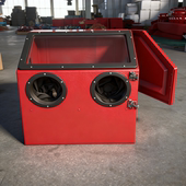 小型喷砂机表面除锈翻新除油除杂质高速磨砂玻璃刻字去氧化皮设备