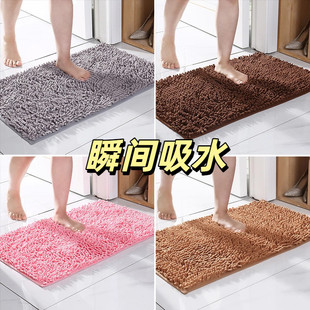 戏水地垫雪尼尔地垫卫生间门口吸水门垫浴室防滑垫卧室进门脚垫地
