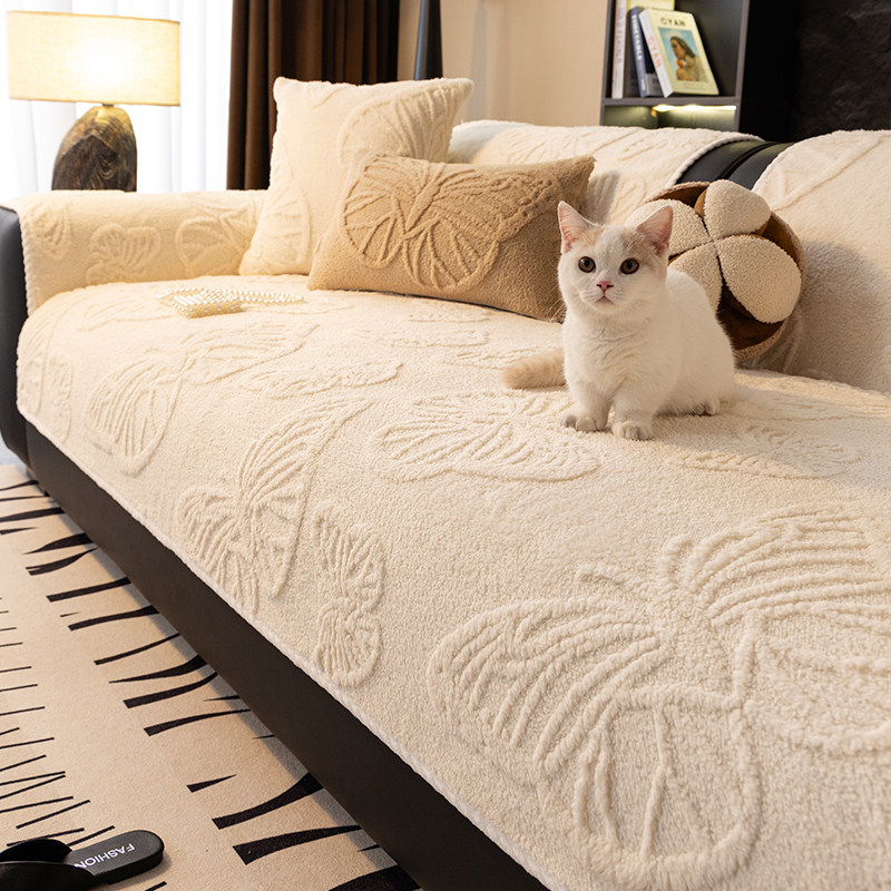 沙发垫冬季加厚防滑毛绒坐垫子皮沙发套罩2025新款秋冬款盖布座垫,居家布艺,沙发垫,淘宝优惠券,粉丝福利购,淘宝优惠卷