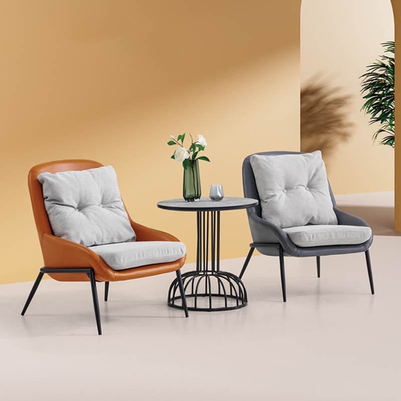 会议接待洽谈桌椅组合轻奢岩板咖啡奶茶店圆餐桌休闲椅方桌小圆桌