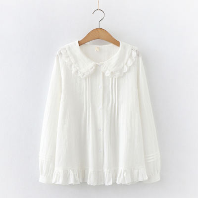 春装新款日系学院风内搭长袖衬衫