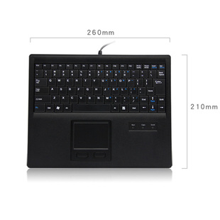 键盘鼠标机柜冰鼠标工业键盘键鼠套工控机触控貂一体化触摸屏迷你