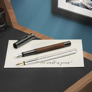 925银钢笔 直邮 伯爵经典 Castell 墨水笔18k金 德国辉柏嘉Faber