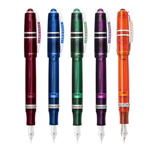 日本直邮意大利VISCONTI维斯康帝智人homo透明钢笔 墨水笔14k金尖