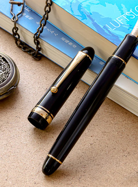 直邮百乐PILOT经典custom742钢笔14K黑杆金夹商务办公送礼
