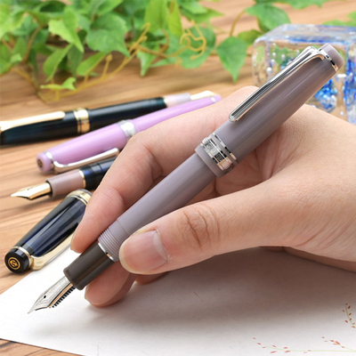 写乐sailor四季织山水钢笔14k尖