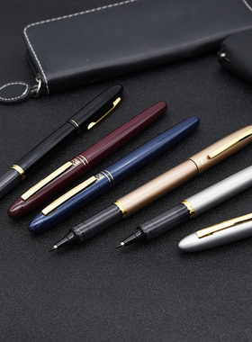 吴竹Kuretake 钢笔式毛笔 本毛笔书法笔礼物 笔芯式 自来水软笔