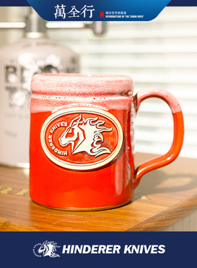 美国 HINDERER KNIVES 辛德勒陶瓷杯 美式马克杯露营杯子咖啡杯