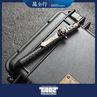 美国 Fellhoelter 锆合金枪栓战术笔 x STEEL FLAME 钢火背夹配件