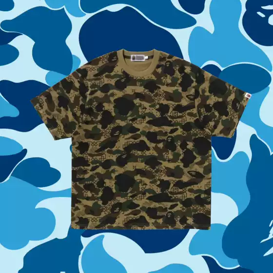 American Retro Camouflage Short-Sleeved T-Shirt for Men and Women in Autumn and Winter, Loose, Casual and Versatile Round Neck Top