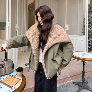 现货大毛领派克羽绒服保暖冬季时尚外套主推款式