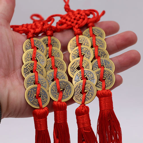 挂件铜钱车挂铜小饰品
