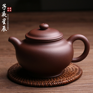 宜兴原矿紫砂壶大亨掇只茶壶名家纯全手工石瓢壶单壶功夫茶具茶器