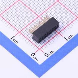 1.27mm P=1.27mm 插件 直插 2x8P 间距 排母 DW127R