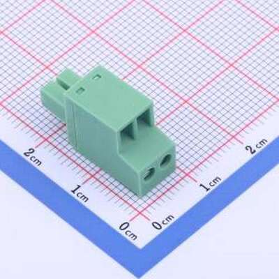 KF2EDGKC-3.5-2P 插拔式接线端子 3.5mm 1x2P 排数:1 每排P数:2 P